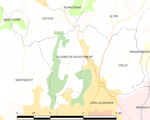 Map commune FR insee code 39567